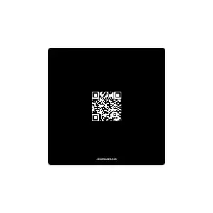 EZ Computers QR Mousepad - Pure Black, Clean-Edged, Minimalist Design for Your Desk
