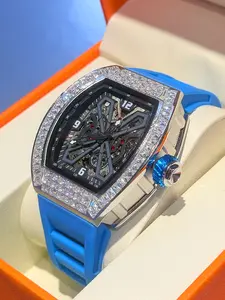 Onola Fashion Men's Automatic Analog Mechanical Watch, Barrel Design, 3atm Waterproof, Perfect Gift for Family & Friends