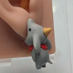 Dumbo Elephant  Bite/Chomp Stud Earrings
