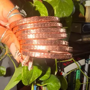 Textured Pure Copper Bracelet