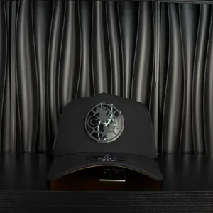 América Black Plate SnapBack Hat- Black/Yellow Hydro
