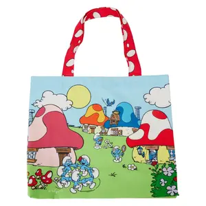The Smurfs Village Life Canvas Tote Bag