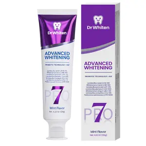 DrWhiten 7-Pro Probiotics Purple Whitening Toothpaste, Mint Grape Flavor, 7 Probiotic Strains + PAP, Peroxide-Free Formula, Gentle Enamel  Long-Lasting Fresh Breath, Daily Oral Care #summervibes