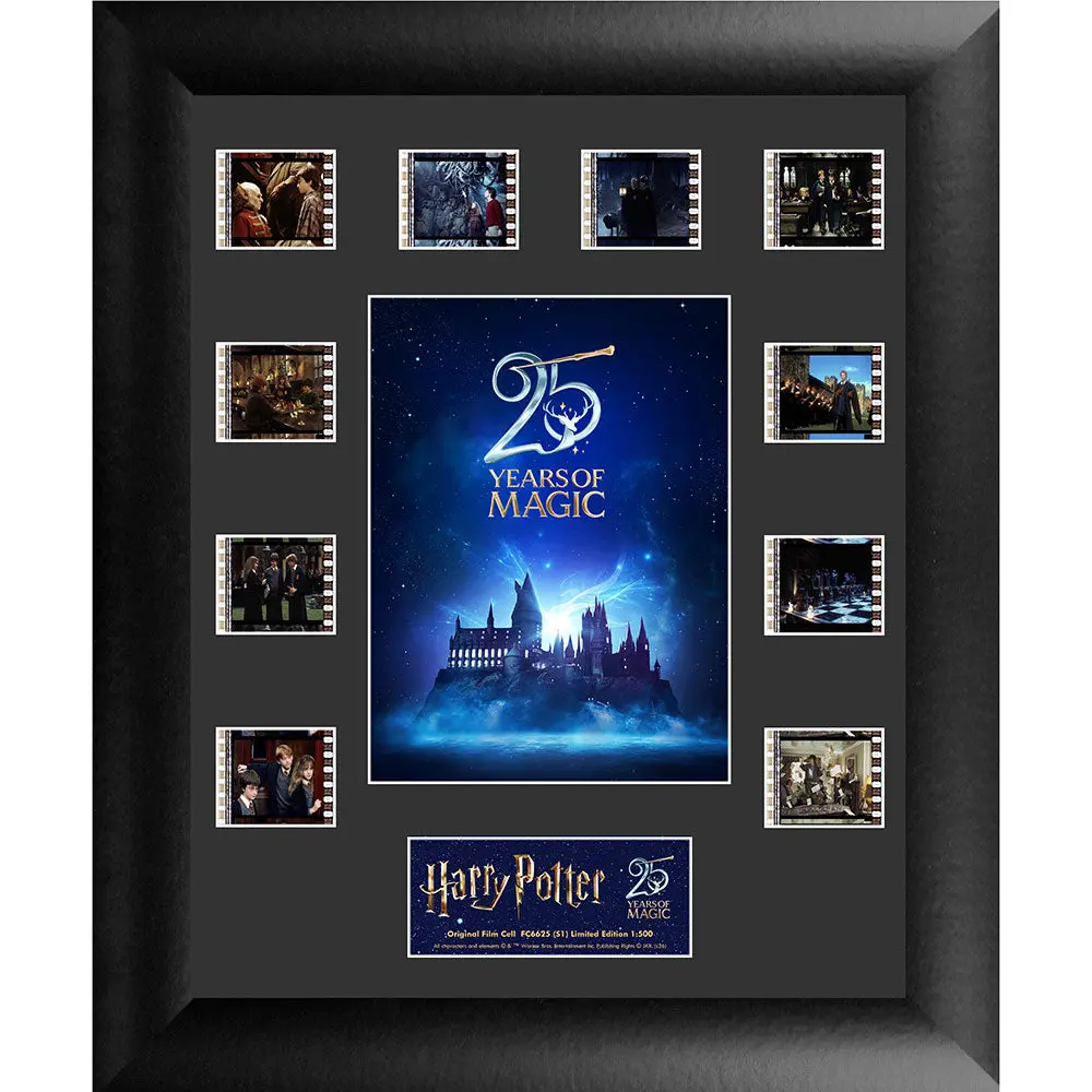 Harry Potter 25 Years of Magic (Hogwarts) Mini Montage Framed FilmCells™ Presentation USFC6625