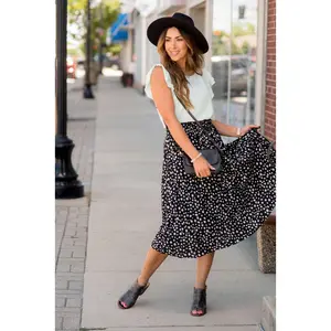 Cheetah Pleated Skirt