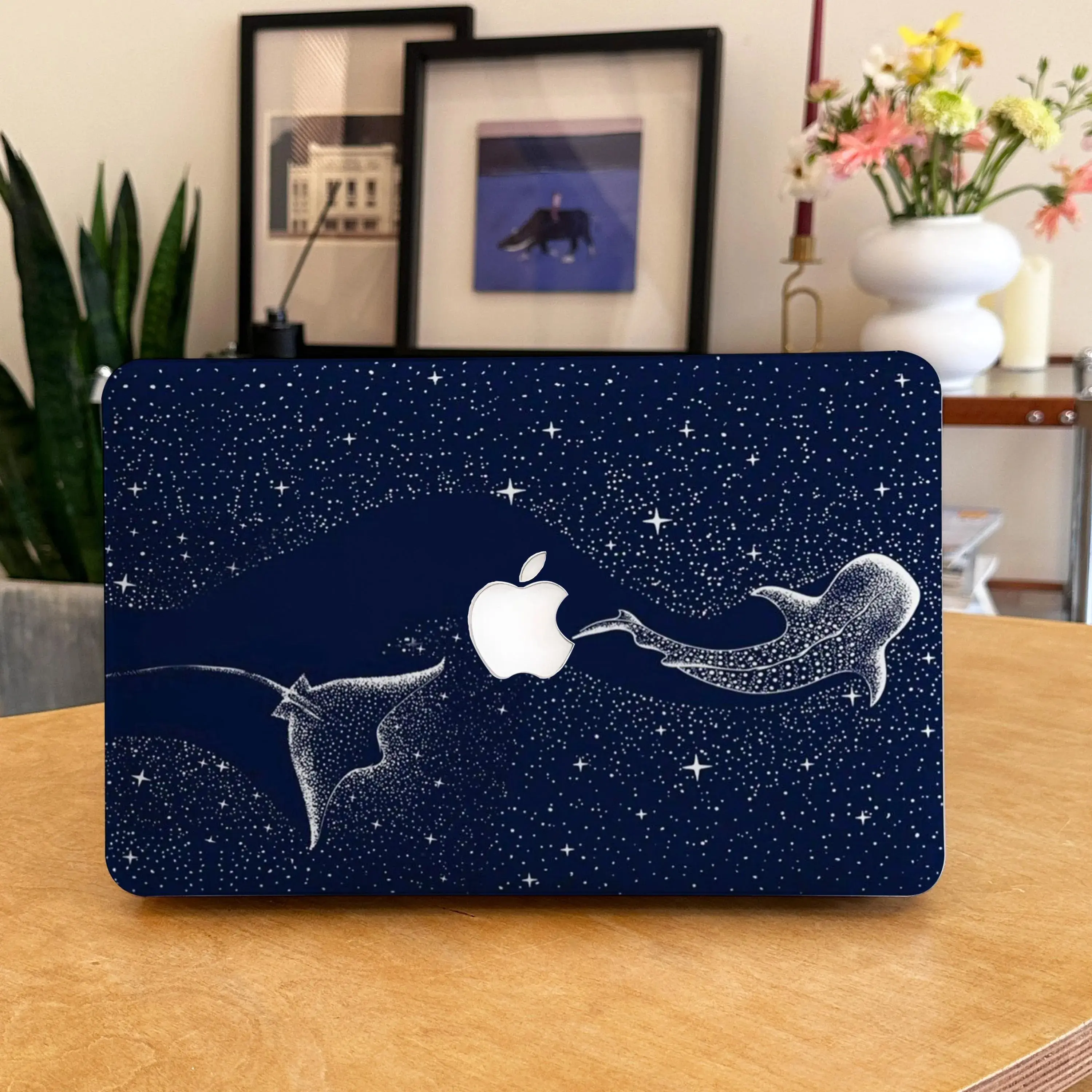 Whale Fish MacBook Case for MacBook Air 15 13, MacBook Pro 16 14 13 Inch,  MacBook Protective Case Cover