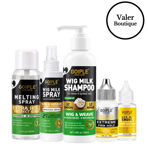 Goiple Wig Milk Shampoo & Milk Spray for Human & Synthetic Hair Gentle Cleansing Maintenance