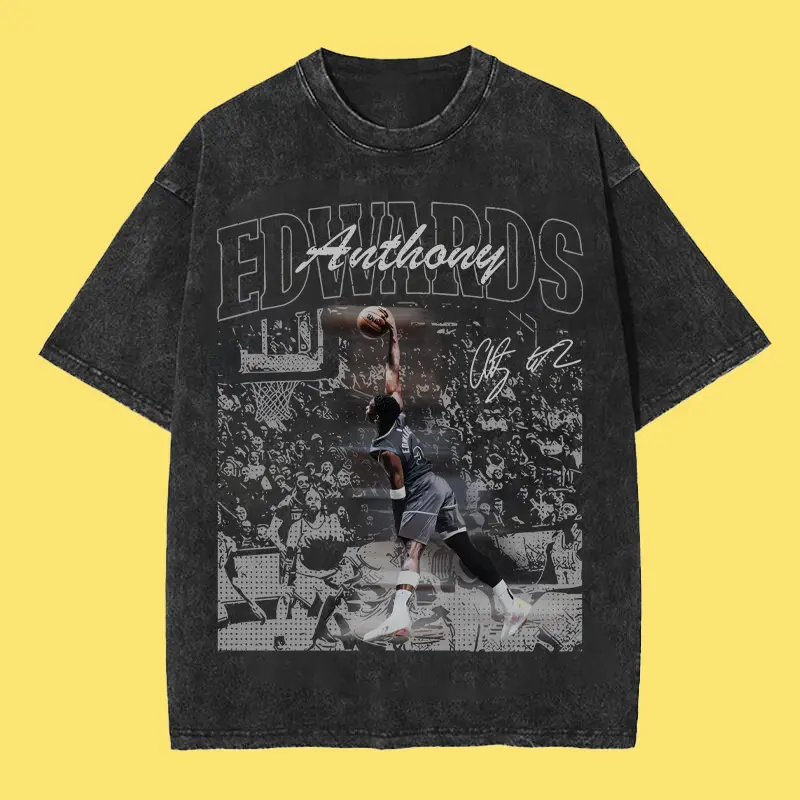 LeBron James Bleached Wash T-Shirt, LeBron Basketball graphic t