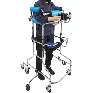 Adult Walker - Portable Medical Standing Aid with Adjustable Height, for Adults & Disabled People