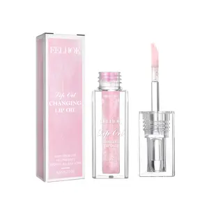 EELHOE Color-Changing Lip Oil: Reduces and Smoothes Fine Lines on Lips, Moisturizes and Protects Lips from Dryness and Cracking, Color-Changing Lip Care