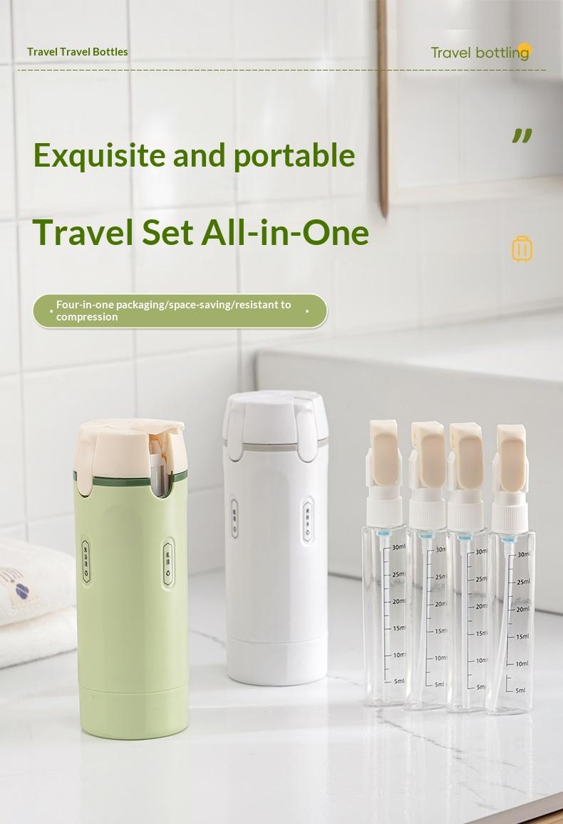 4 In1Travel Dispenser Portable Leak Proof
