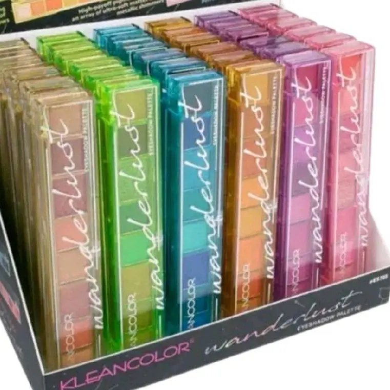 6-Pack Eyeshadow Palette Set, Multicolor Neutrals with Shimmer Cosmetic Makeup  Set