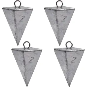 Saltwater Pyramid Sinkers Fishing Weights for Surf Fishing Gear Tackle 1oz 2oz 3oz 4oz 5oz 6oz 8oz