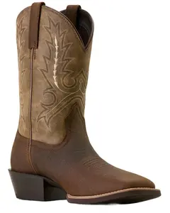 Ariat Men's Sport Outfitter Elephant Print Western Boot Broad Square Toe - 10074222
