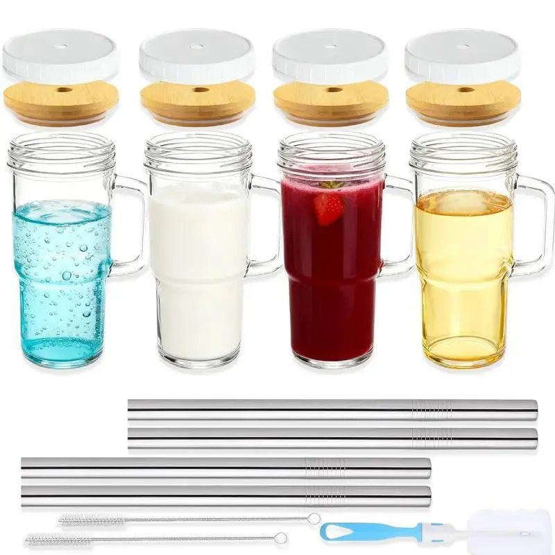 wine and glass shelf Ikee DesignWall Mounted Clear Acrylic Wine Glasses Shelf w/ Handles
