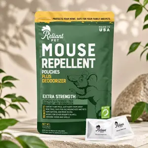 [WRRW]Pesticide-Free 100% Natural Peppermint Oil Mouse & Pest Repellent Balls (12 Pack), Pet Friendly, Safe Rodent Deterrent for Indoor, Outdoor, Home & Garage,