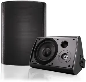 Herdio 6.5" Wireless Bluetooth Stereo Speaker System - 400W (1 Pair/2 Units) or 800W (2 Pairs/4 Units) with Wireless Link, Audio Braces Compatible for Living Room Immersive Movie Sound