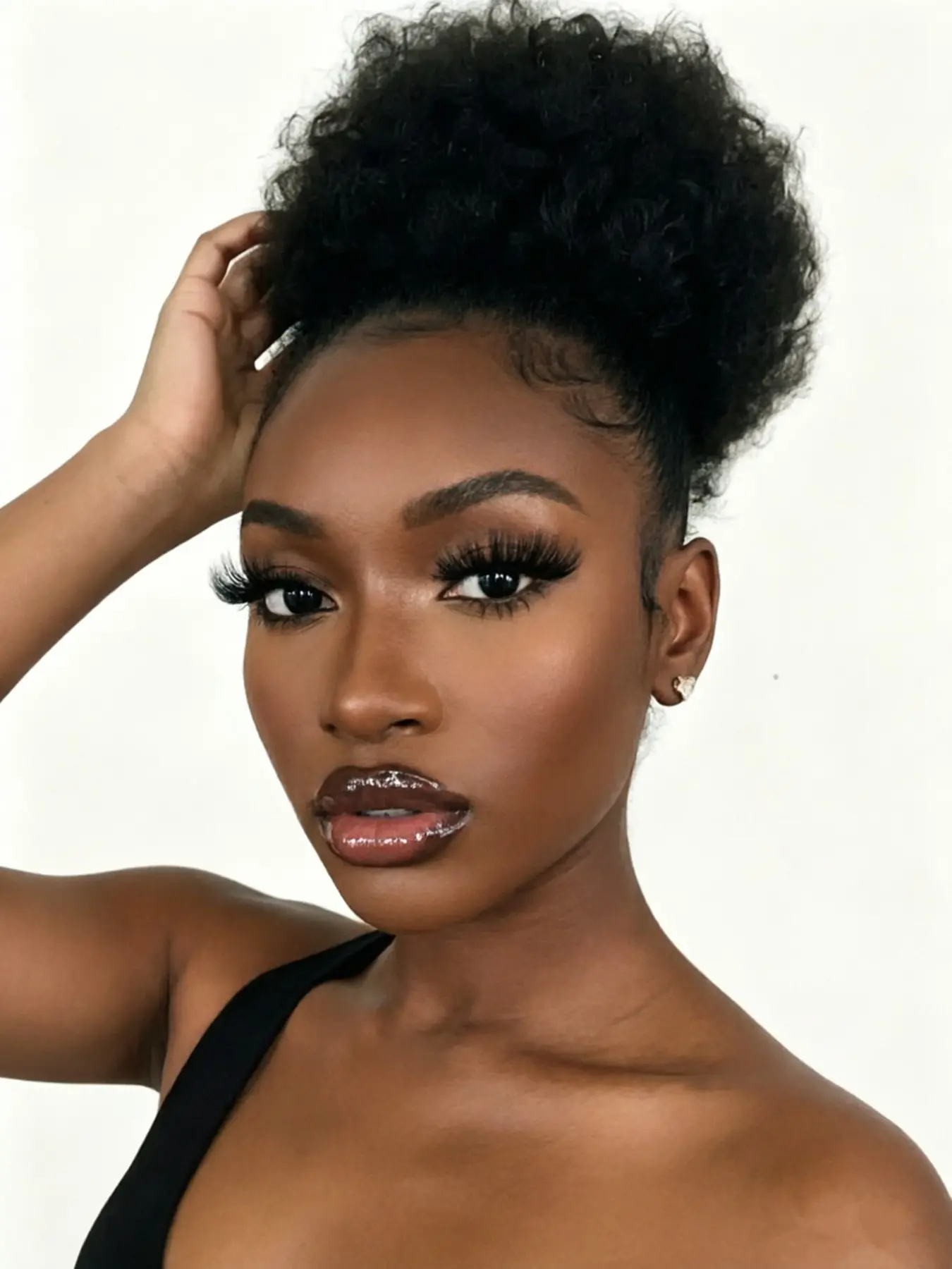 Afro Puff Drawstring Ponytail, Kinky Curly Drawstring Ponytail, Afro Puff Bun, Glueless Afro Kinky, Human Hair Extensions & Pieces for Women