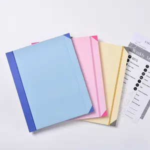 Expanding File Folder Organizer, Letter Size A4 Accordion Document Holder with 10 Pockets, Elastic Closure & Labels, 3 Colors Available