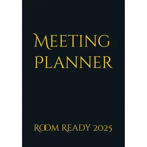Meeting Planner: Room Ready 2025 Paperback – April 3, 2025
