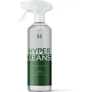 Hyper Cleanse  Interior Cleaner -  Cleaner Interior for Leather, Plastic, Carpet, Vinyl, and  Vegan Leather - Solvent Free Interior  Cleaner -  Cleaning Spray (16 Oz)