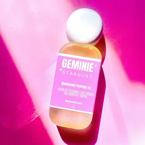 Geminie Stardust Exotic Cotton Candy Natural Perfume Oil 50ML - Liquid Aromatherapy & Eco-Friendly Packaging