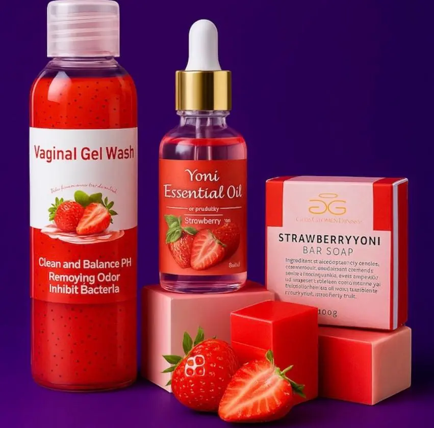 Women's Feminine Care Intimate 3-Piece Set for Personal Hygiene