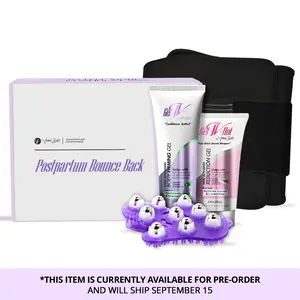 V-Sweat Postpartum Bounce Back Kit Pre-Order Aqua Gel-V & V-Glove for Skin Tightening and Stretch Mark Reduction