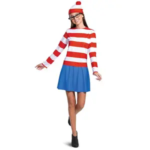 Where's Waldo Adult Classic Wenda Costume