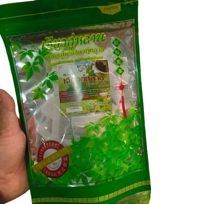 Jiaogulan  Tea (Gynostemma Pentaphyllu) Organic  - 30 tea bags Made in Thailand