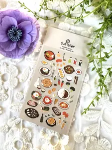 Suatelier food trip #2 Stickers for Planner & Journals - Office Stationery Supplies