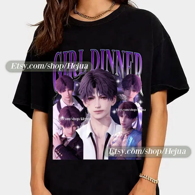 (Sale Off Up To 50%) Limited Girl Dinner Rafayel Love and Deepspace Vintage T-Shirt, Love and Deepspace Gift For Women and Man Unisex T-Shirt, Sweatshirt, Hoodie