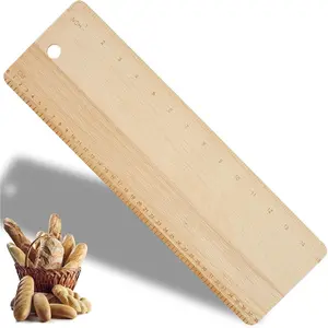 15 Inch Beech Bread Transfer Peel Hanging French Bread Flipping Board Bakeware for Bread Baking, Wood color