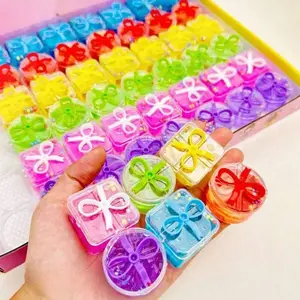 48 Piece Mini Bubble Gum Gift Box Set, Fruit Ice Cream Crystal Mud Scented Fun Bubbles (colors Random), Perfect Party Favors & Stress Relief Toys