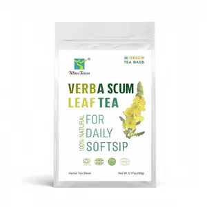 WinsTown Verbascum Leaf Tea - 30 Tea Bags, 100% Natural Herbal Blend, 3.17oz (90g) Beverage with 24 Months Shelf Life for Daily Sipping