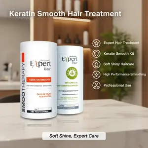 Expert Hair Botox Keratin Smooth Kit BotoExpert Hair Treatment 2x1000g/2x35.27 oz for Soft Shiny Haircare