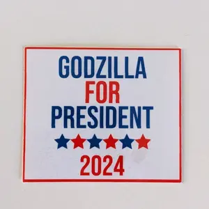 Funny 2024 Election Godzilla for President Sticker