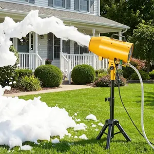 VEVOR Foam Machine, Summervibes,Summervibes, Adjustable Angle Control Foam Cannon Party Machine, Bubble Cannon with Fan & Triangular Structure, Dense Foams Maker for Backyard, Celebrations & Party, Continuous Foams Output