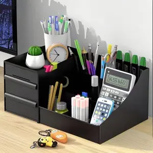 New Luxury Makeup Organizer Box, Desktop Storage for Cosmetics, Dust-Proof Vanity Tray, Elegant Cosmetic Holder, Modern Design