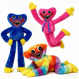 Poppy Playtime Huggy Wuggy Plush Toys 11 Inch Cute Monster Stuffed Plush Doll Soft Fluffy Plushie Pillow Gift for Kids Birthday Halloween