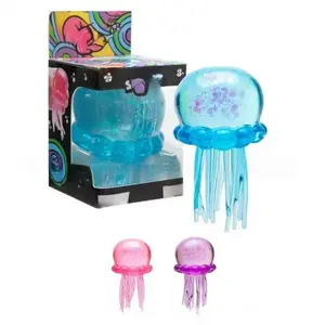 Jellyfish Design Squeeze Stress Ball, Fidget Stress Ball, Ice Squeeze Cube-Drop Malt Sugar Balls:Sensory Toys for Anxiety and Stress