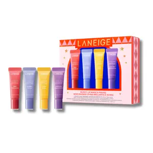 Laneige Glowy Lip Minis, Hydrating, Infused with Shea Butter