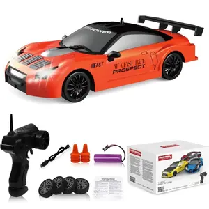 RC Drift Car 1:24 Scale 4WD Led Headlights High Speed Gift Set Boys Girls Game Remote Control
