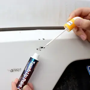 Touch Up Paint for Cars, White Car Paint Scratch Repair, 2-In-1 Car Touch Up Paint Fill Paint Pen, Quick & Easy Solution to Repair Minor Automotive Scratches 0.8 fl oz