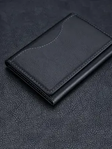 Men's Slim PU Leather Wallet, Card Wallet, Trifold Design, Magnetic Closure, Durable & Stylish, Ideal for Daily Use, Minimalist Style, Trifold Wallets