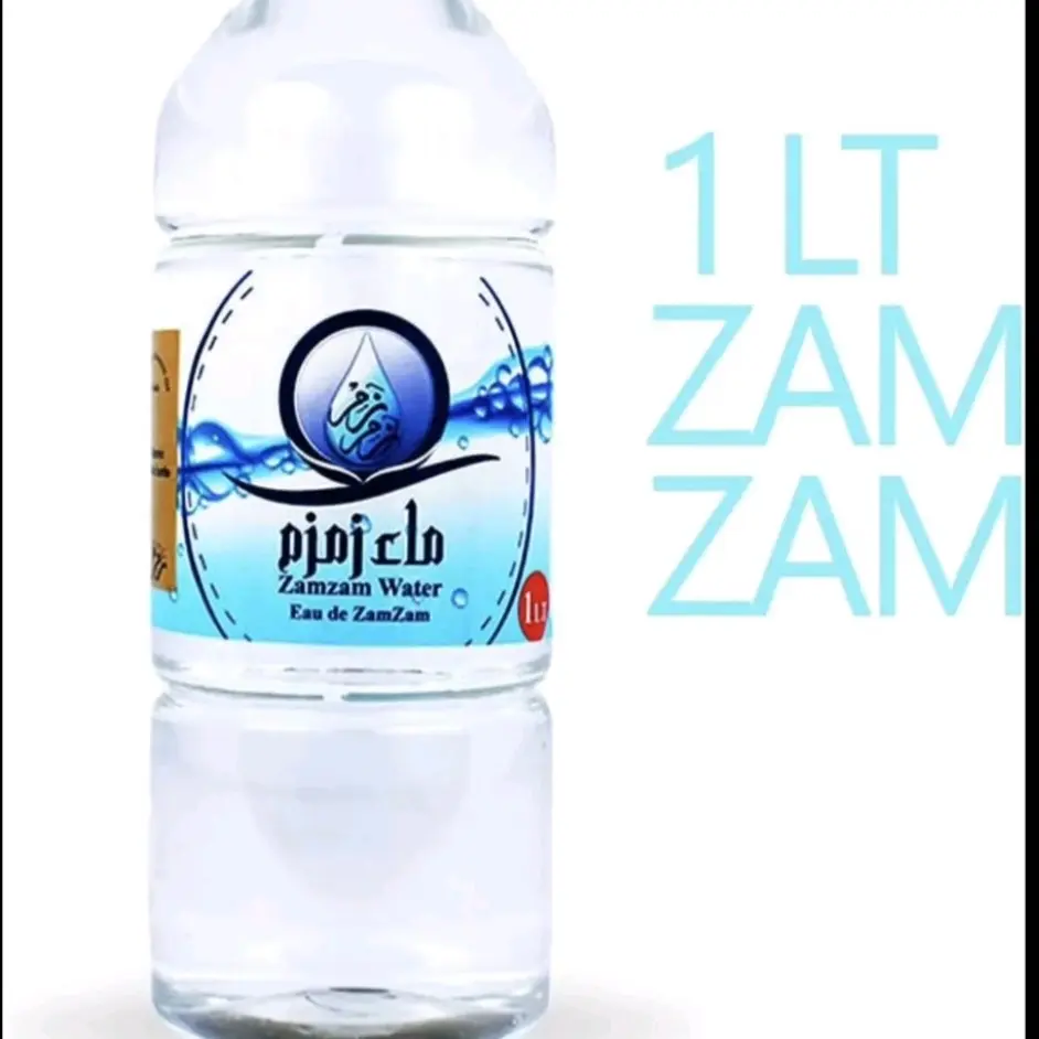 Zam Zam Holy Water 1 Liter - 100% Authentic from Makkah - Spiritual Drink for Religious Use -  Essential for Muslims -