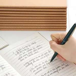 3/6/9/12-Pack A5 Leather Paper Notebook Set, Simple Practical Student Notebooks, Durable Stitched Binding, Ideal for Travelers & Office Use