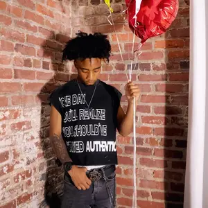 Unisex Distressed muscle tee