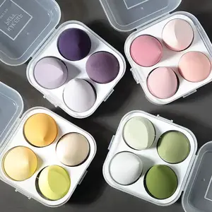 4Pcs Makeup Sponge Set| Soft Latex-Free Beauty Blenders for Flawless Base