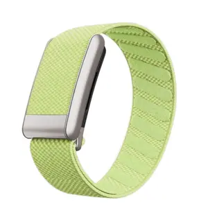 Whoop 5.0/mg Replacement Band Lime Green Palm Silver Clasp Hook One Peak Life Watch Strap
